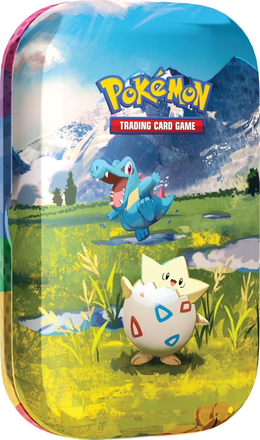 Mega Evolution—Ascended Heroes Mini Tin: Togepi & Totodile (1 Sticker Sheet, a Pokémon Art Card & 2 Booster Packs)