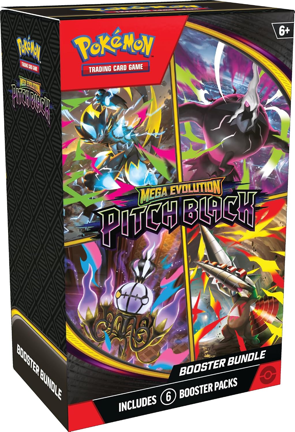 Mega Evolution—Pitch Black Booster Bundle (6 Booster Packs)