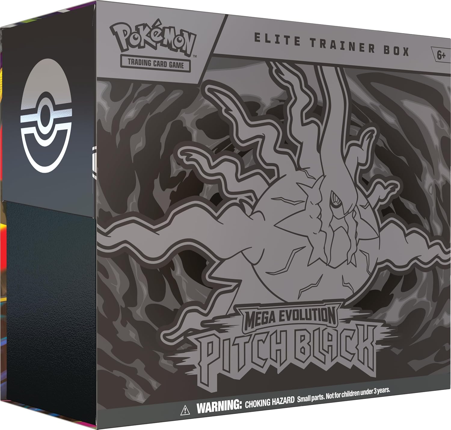 Mega Evolution—Pitch Black Elite Trainer Box (1 Full-Art Promo Card, 9 Booster Packs & Premium Accessories)