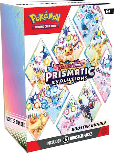 Scarlet & Violet—Prismatic Evolutions Booster Bundle (6 Booster Packs)