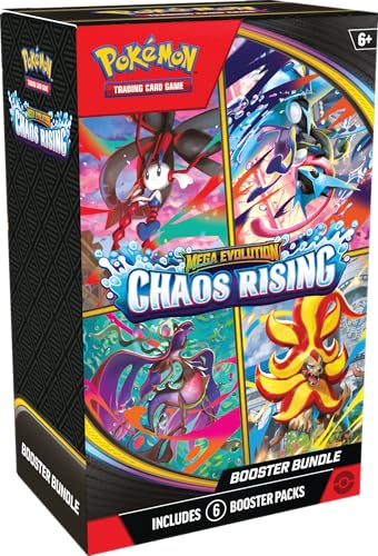 Mega Evolution—Chaos Rising Booster Bundle (6 Booster Packs)
