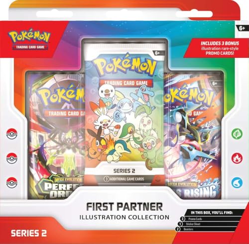 First Partner Illustration Collection—Series 2 (3 Promo Cards, 2 Booster Packs & 1 Sticker Sheet)