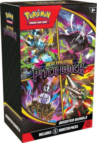 Mega Evolution—Pitch Black Booster Bundle (6 Booster Packs)