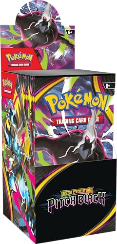 Mega Evolution—Pitch Black Booster Display (18 Booster Packs)